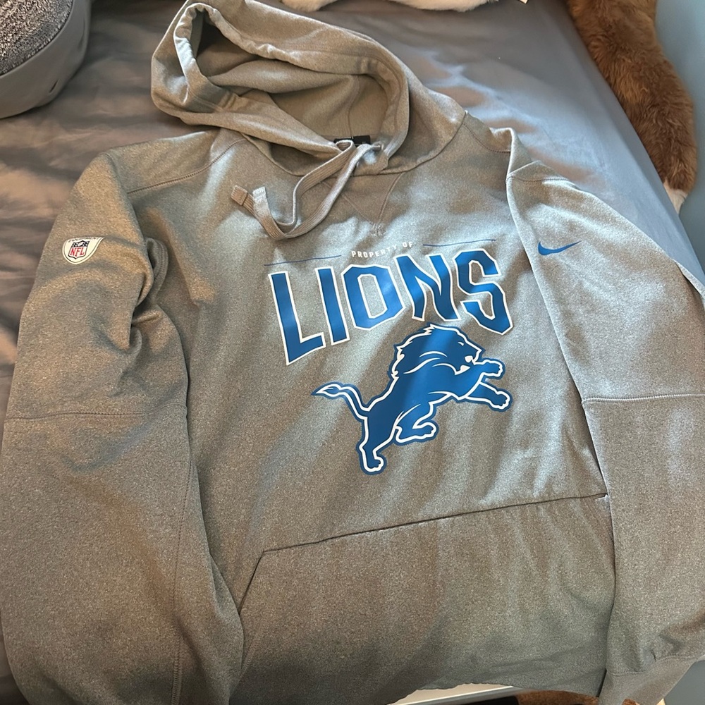 Nike Gray Lions Men's Hoodie